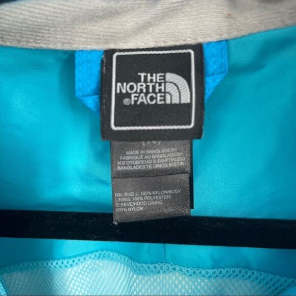 The North Face Resolve Jacket Waterproof Breathable Hooded Sky Blue L 14-16 - Picture 6 of 11